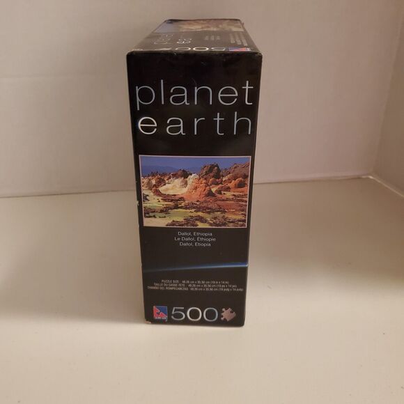 BBC Planet Earth Puzzle 500 Piece Extraordinary World Dallol Ethiopia NEW Sealed - Picture 4 of 9